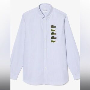 Lacoste Unisex Croc Badge Button Down Shirt